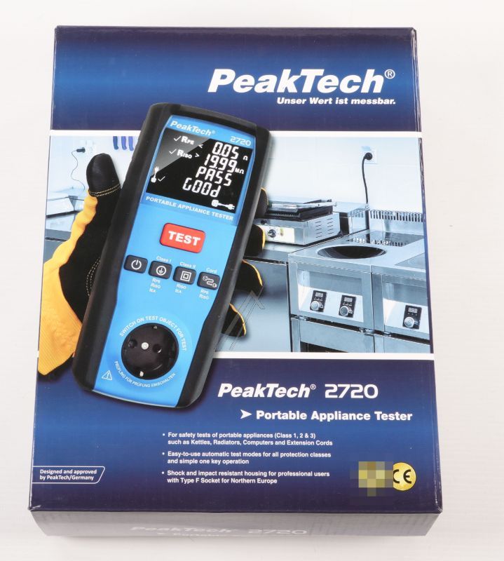 P 2720 PAT-TESTER 2720 VDE-MESSGERÄT FÜR PRÜFUNGEN GEMÄSS DIN EN 50678/50699 (VDE 0701/0702) FÜR ORTSVERÄNDERLICHE GERÄTE P 2720 PAT-TESTER 2720 VDE-MESSGERÄT FÜR PRÜFUNGEN GEMÄSS DIN EN 50678/50699 (VDE 0701/0702) FÜR ORTSVERÄNDERLICHE GERÄTE