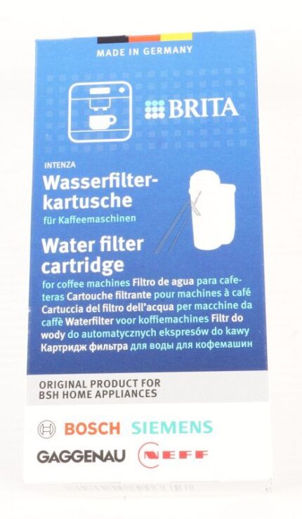17008835 WASSERFILTER BRITA INTENZA FÜR KAFFEEVOLLAUTOMATEN INHALT: 1X WASSERFILTER